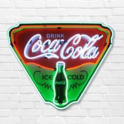 coca cola neon sign