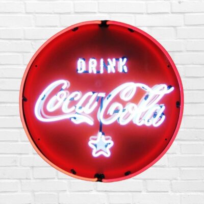 Coca-cola neon sign