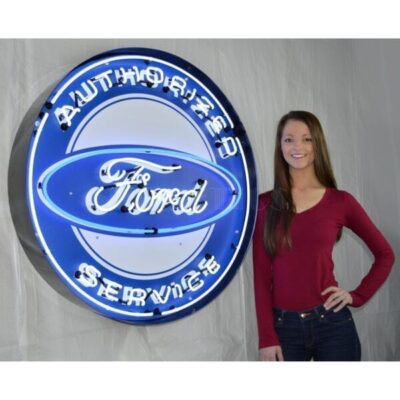 Ford service neon sign