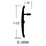 E-3898 - 12' x 1-1/2" Smooth Face - Image 2