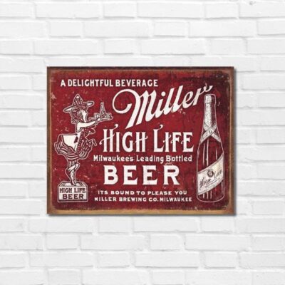 miller beer sign