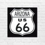 Route 66 AZ Tin Sign