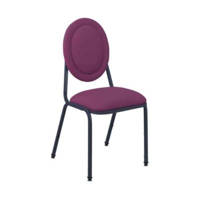 Purple restaurant chairs