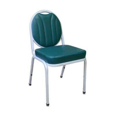 Green Leather restaurant chairs